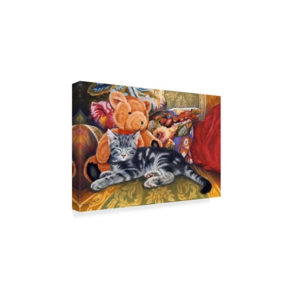 Janet Pidoux 'Kitten' Canvas Art,22x32